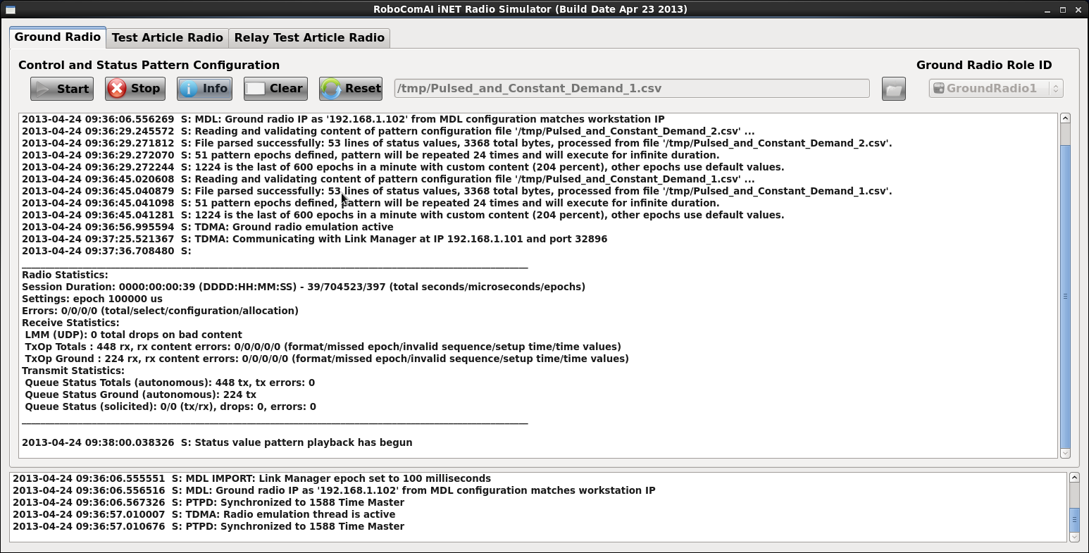 iNET Radio Simulator